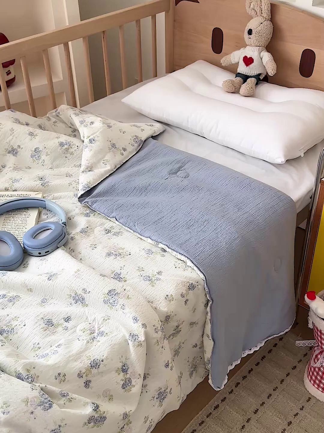 91家纺网 家纺一手货源 找家纺 名兮家居 2026新款儿童A类皱皱纱夏被夏凉被空调被 兰香入梦