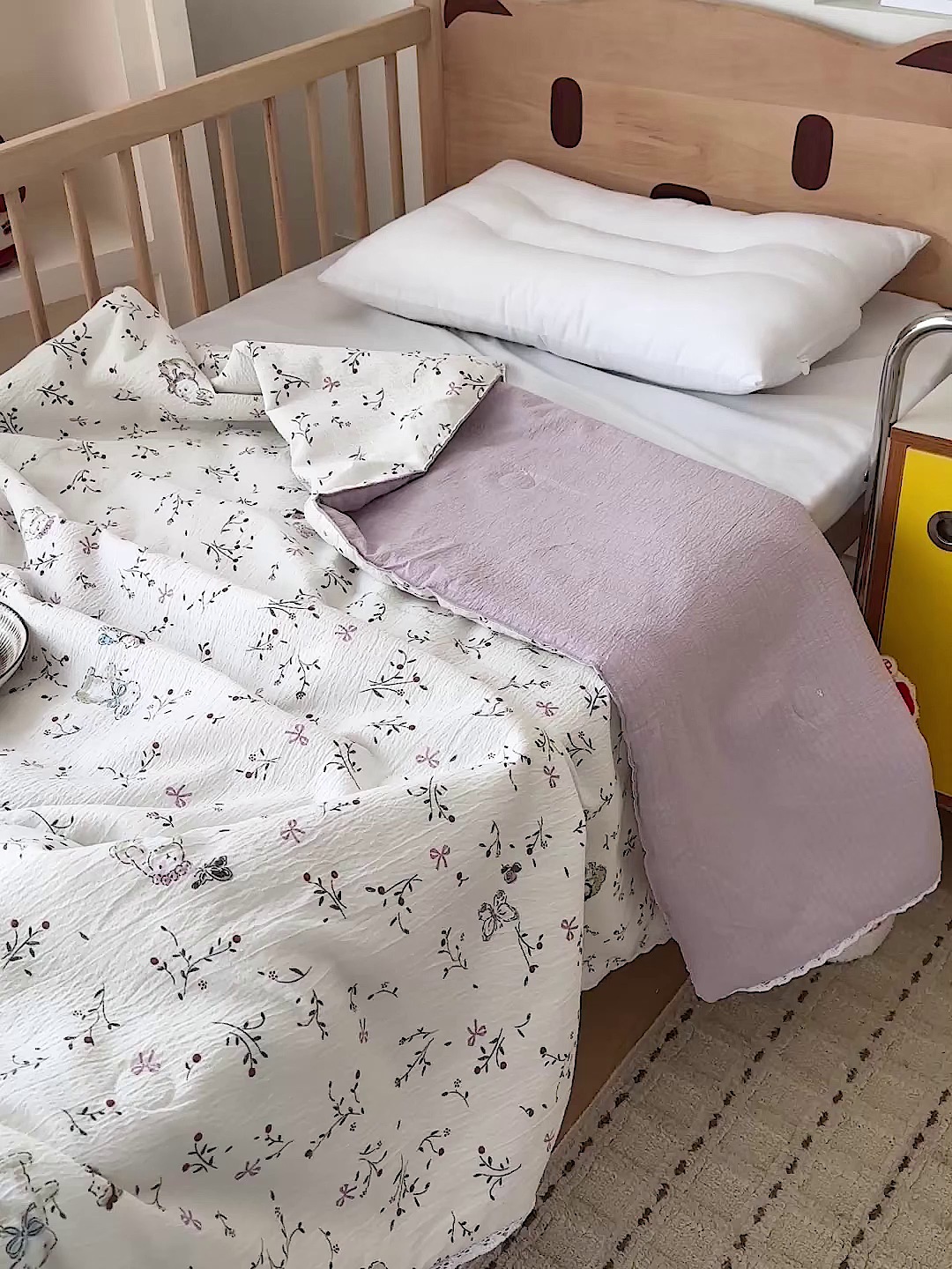 91家纺网 家纺一手货源 找家纺 名兮家居 2026新款儿童A类皱皱纱夏被夏凉被空调被 蜜芽兔