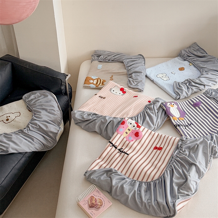 91家纺网 家纺一手货源 找家纺 暖生活 2026新款3DMAX超凉感原创PE冰丝软席子凉席-床笠款 组合图仅供展示不可下单