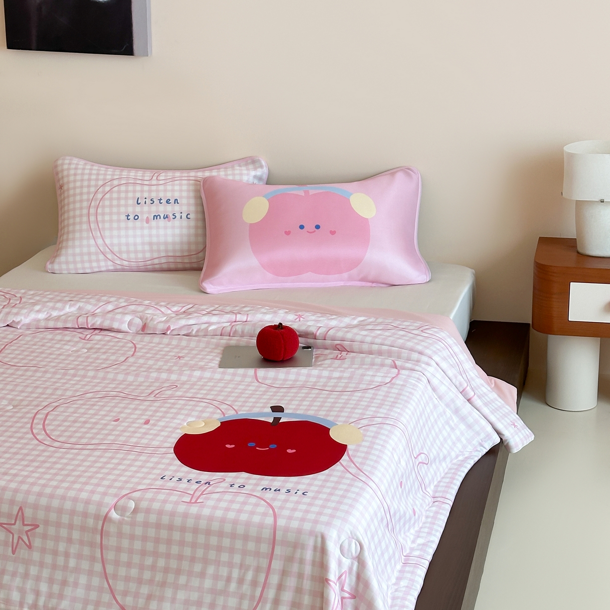 91家纺网 家纺一手货源 找家纺 （总）桃喜 2026新款A类绵绵冰双感夏被夏凉被空调被（一面针织棉一面凉感