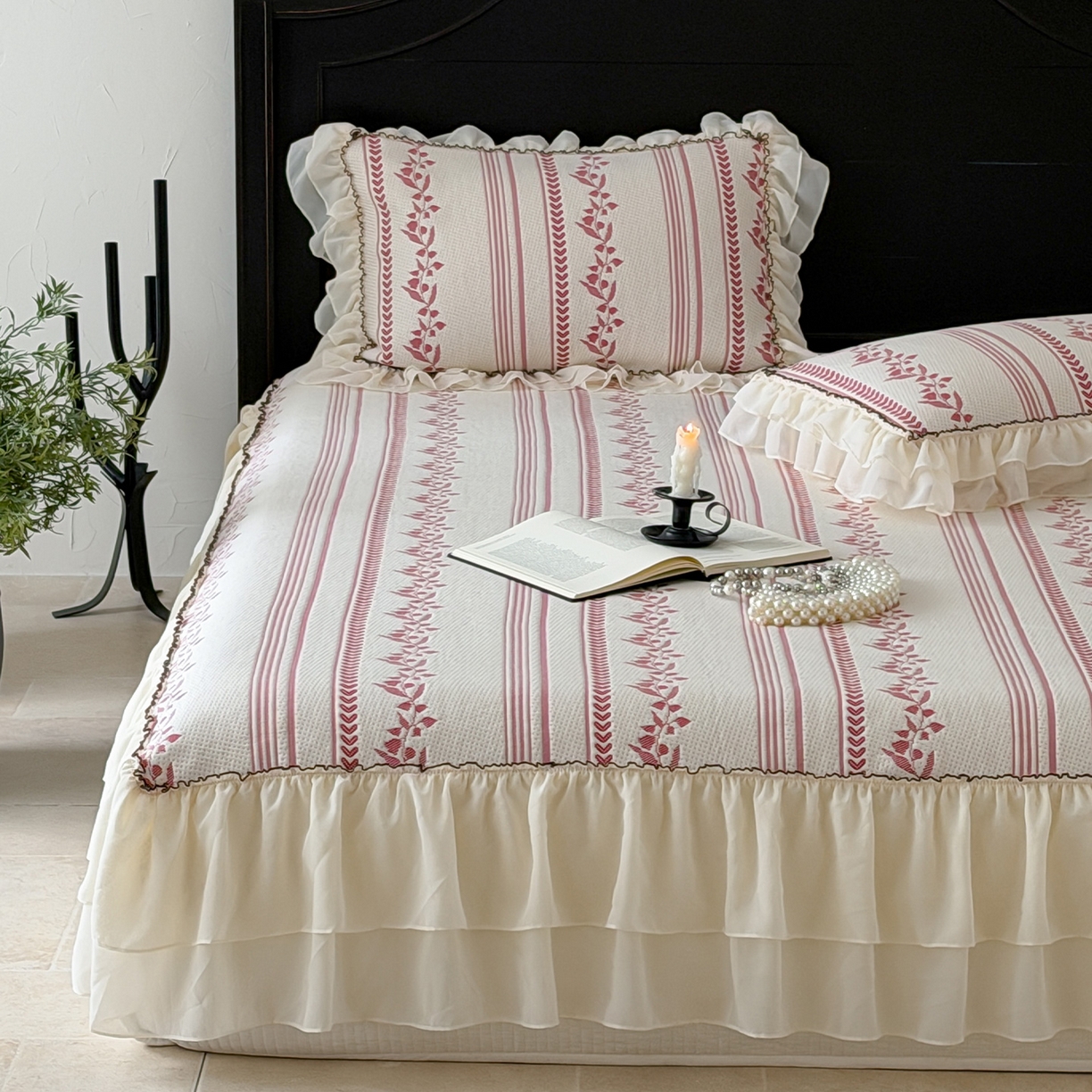 91家纺网 家纺一手货源 找家纺 2022山茶家居-原创设计（原山茶家纺）新款纯色美丽绒牛奶绒四件套 黄拼奶蓝