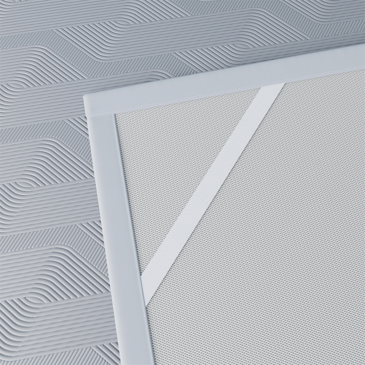 91家纺网 家纺一手货源 找家纺 （总）怡源梦 2026新款PE高分子加厚三明治冰豆豆水波纹全包包边单枕套枕套单件