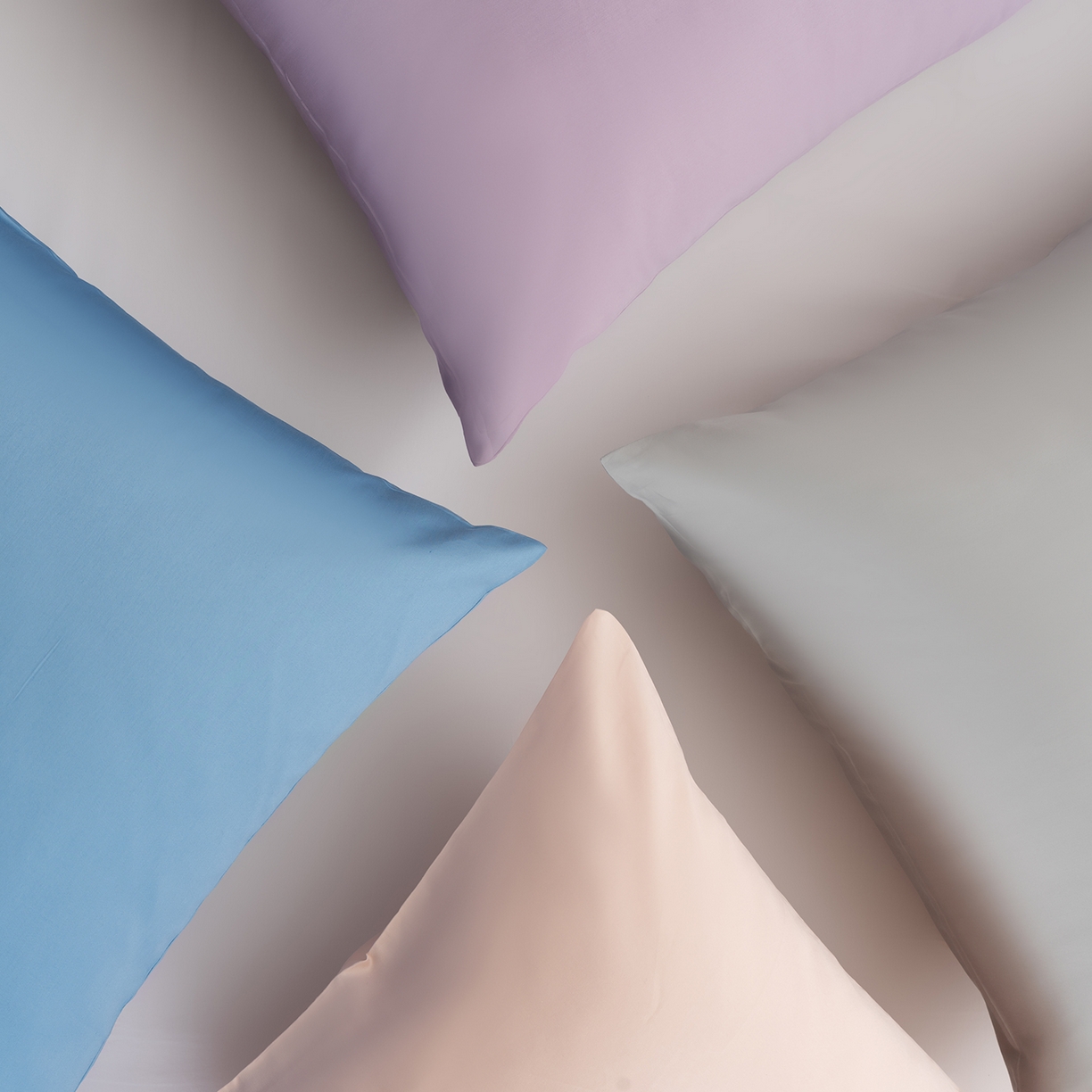 91家纺网 家纺一手货源 找家纺 （总）唯爱品 2026新款60s100%全棉纯色枕套2只装