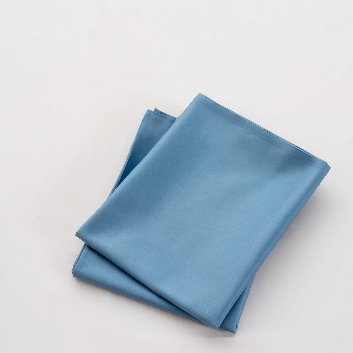 唯爱品 2026新款60s100%全棉纯色枕套2只装 浅蓝色