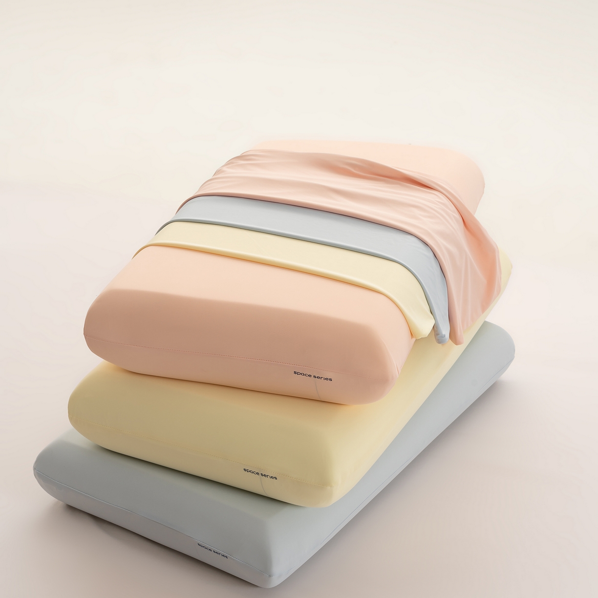 91家纺网 家纺一手货源 找家纺 唯爱品 2026新款锦氨纯色凉感枕套2只装 组合图