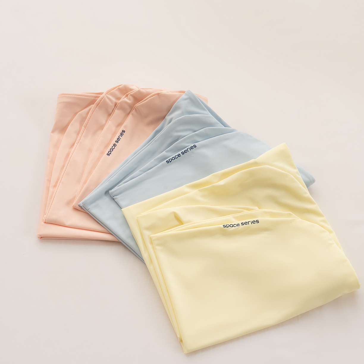 91家纺网 家纺一手货源 找家纺 唯爱品 2026新款锦氨纯色凉感枕套2只装 组合图