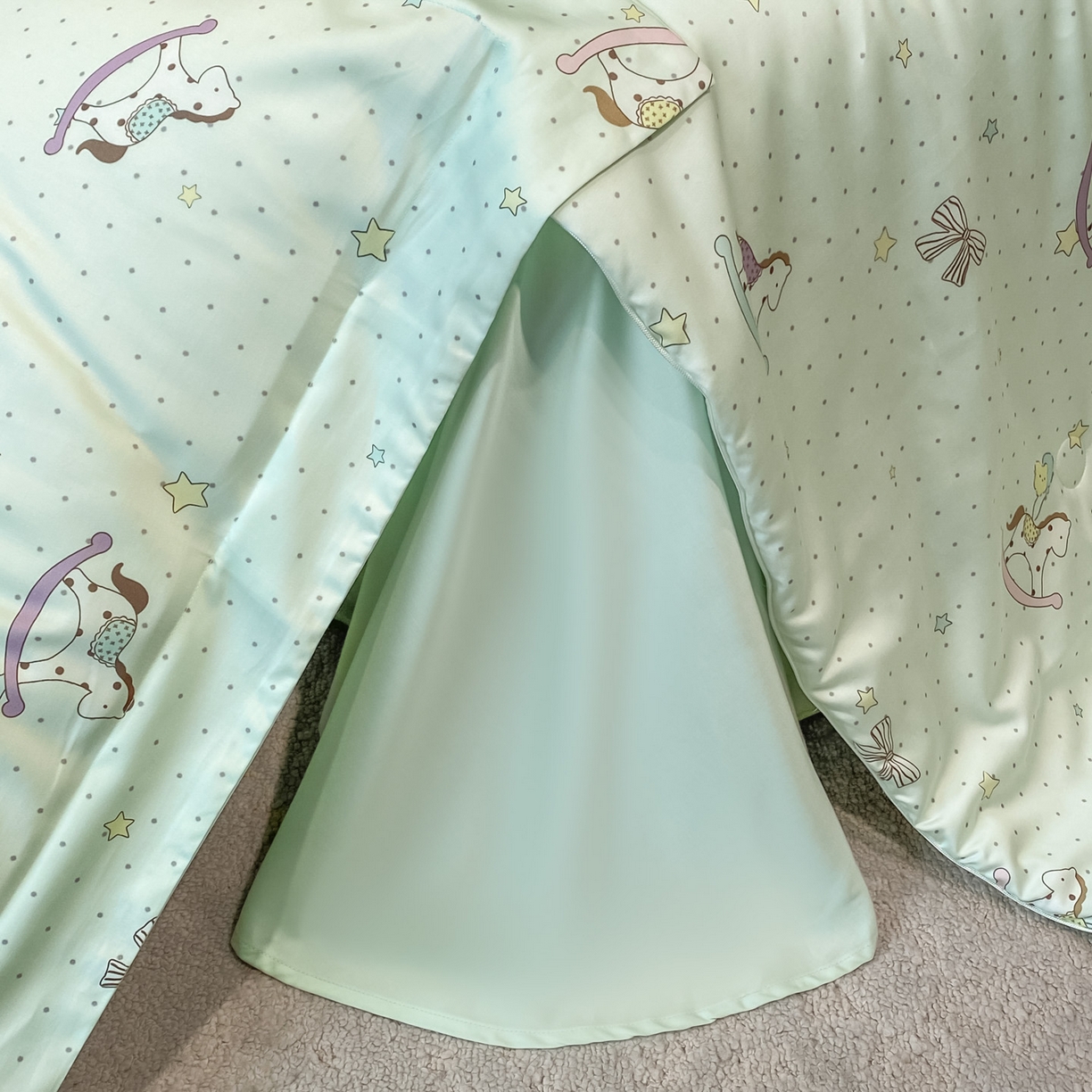 91家纺网 家纺一手货源 找家纺 （总）新方向 2026数码印花A类20%蚕丝天丝棉夏被四件套 65%60s兰精天丝 35%100支长绒棉-欢乐马