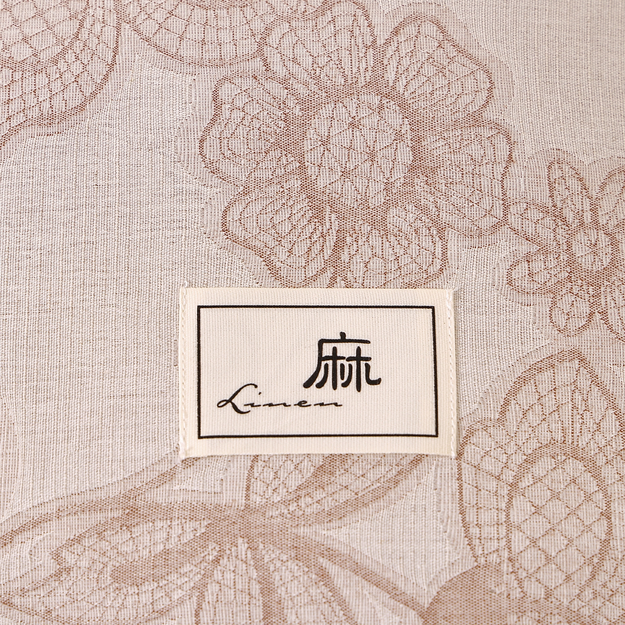 91家纺网 家纺一手货源 找家纺 澜鸟枕业 2026新款棉麻刺绣荞麦枕头枕芯 棉麻刺绣枕-咖色