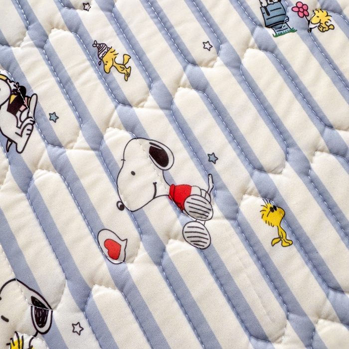 91家纺网 家纺一手货源 找家纺 梓之赫 2026新款史努比凉感丝乳胶凉席席子夏被夏凉被空调被 史努比俱乐部