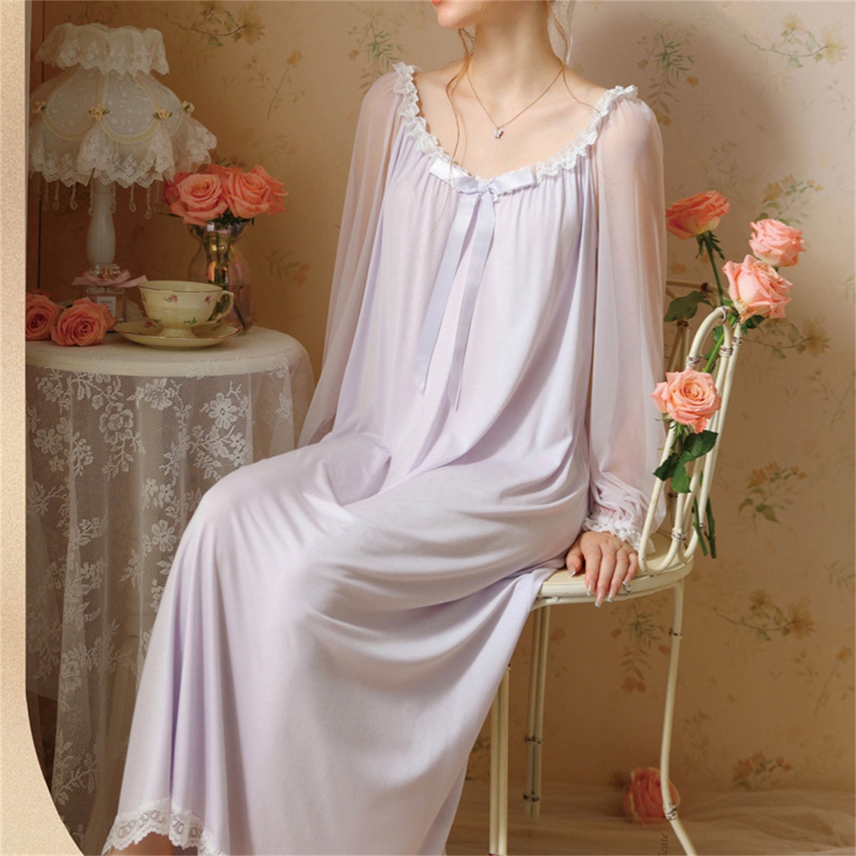 91家纺网 家纺一手货源 找家纺 （总）洛兰沙家居馆 2024新款睡衣女秋冬季素色三层夹棉珊瑚绒加厚保暖两件套女士可外穿加绒家居服