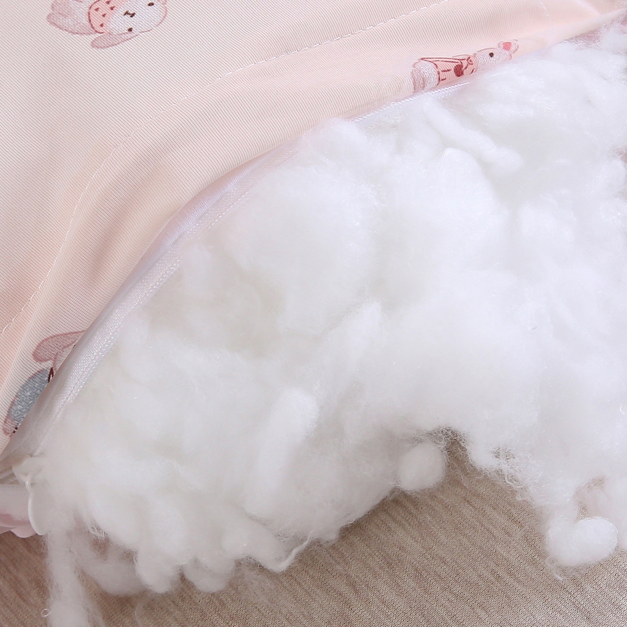 91家纺网 家纺一手货源 找家纺 （总）珍贝家纺 2026新款A面凉感丝+B面豆豆绒枕头枕套+枕芯儿童枕学生枕枕头枕芯