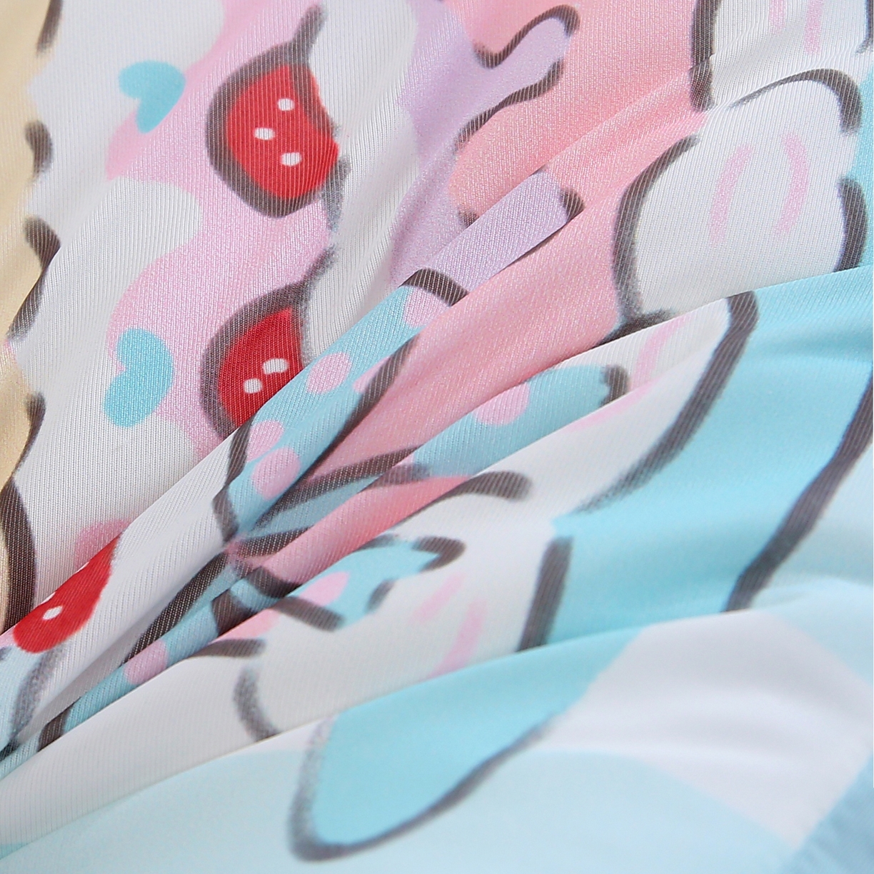 91家纺网 家纺一手货源 找家纺 珍贝家纺 2026新款A面凉感丝+B面豆豆绒枕头枕套+枕芯儿童枕学生枕枕头枕芯 凉感--快乐蛋糕