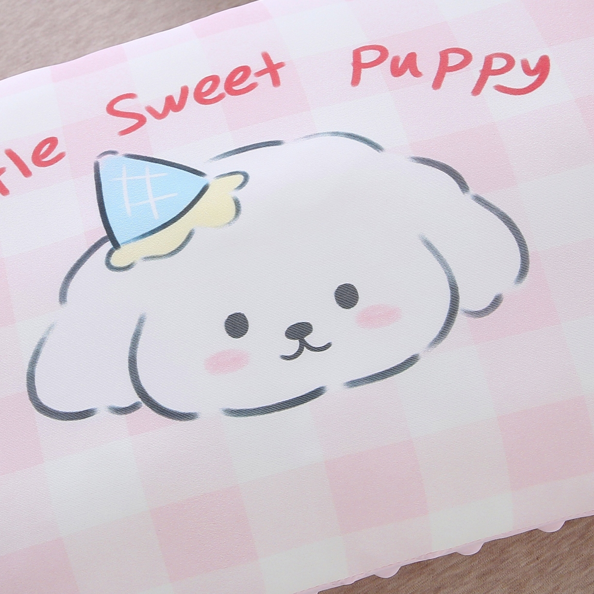 91家纺网 家纺一手货源 找家纺 珍贝家纺 2026新款A面凉感丝+B面豆豆绒枕头枕套+枕芯儿童枕学生枕枕头枕芯 凉感--小比熊