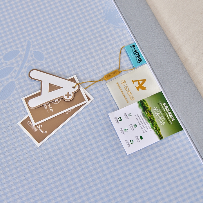 91家纺网 家纺一手货源 找家纺 小牛席业 2026新款胖达凉感提花冰丝席席子凉席 蓝色