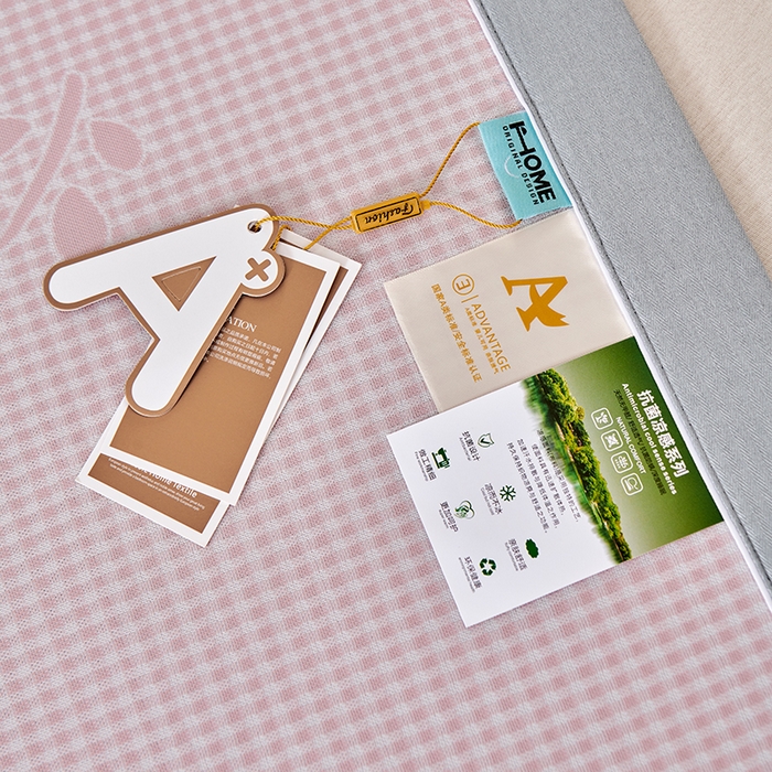 91家纺网 家纺一手货源 找家纺 小牛席业 2026新款胖达凉感提花冰丝席席子凉席 粉色