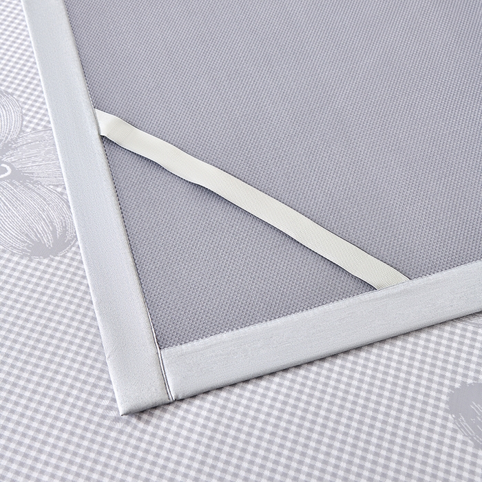 91家纺网 家纺一手货源 找家纺 小牛席业 2026新款胖达凉感提花冰丝席席子凉席 灰色