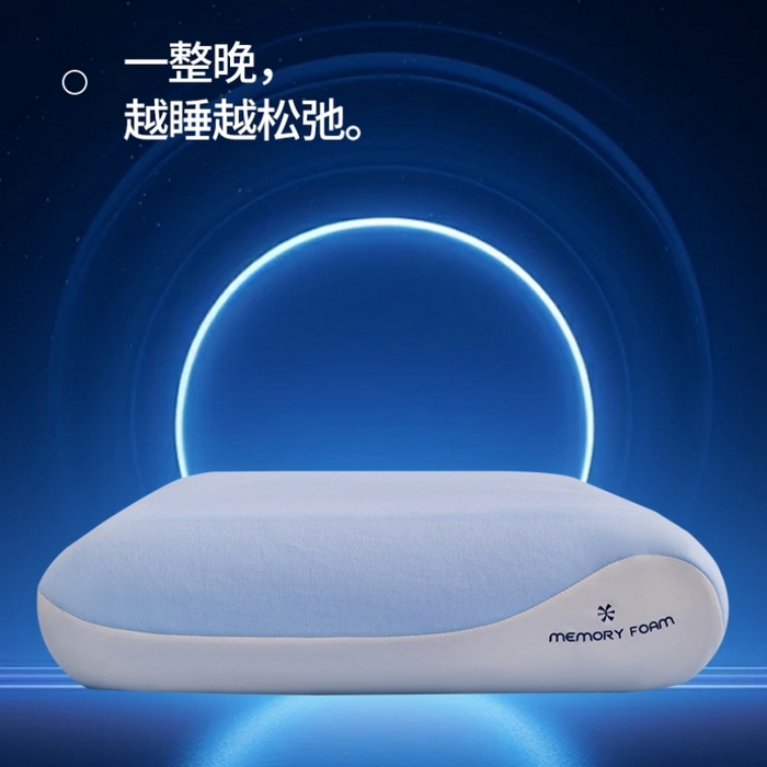 91家纺网 家纺一手货源 找家纺 （总）熙朵梦家纺 【某朵同款Pro深睡枕】2026新款零压力慢回弹护颈枕头 双拼记忆枕 枕芯【单芯-双芯-三芯】主图二