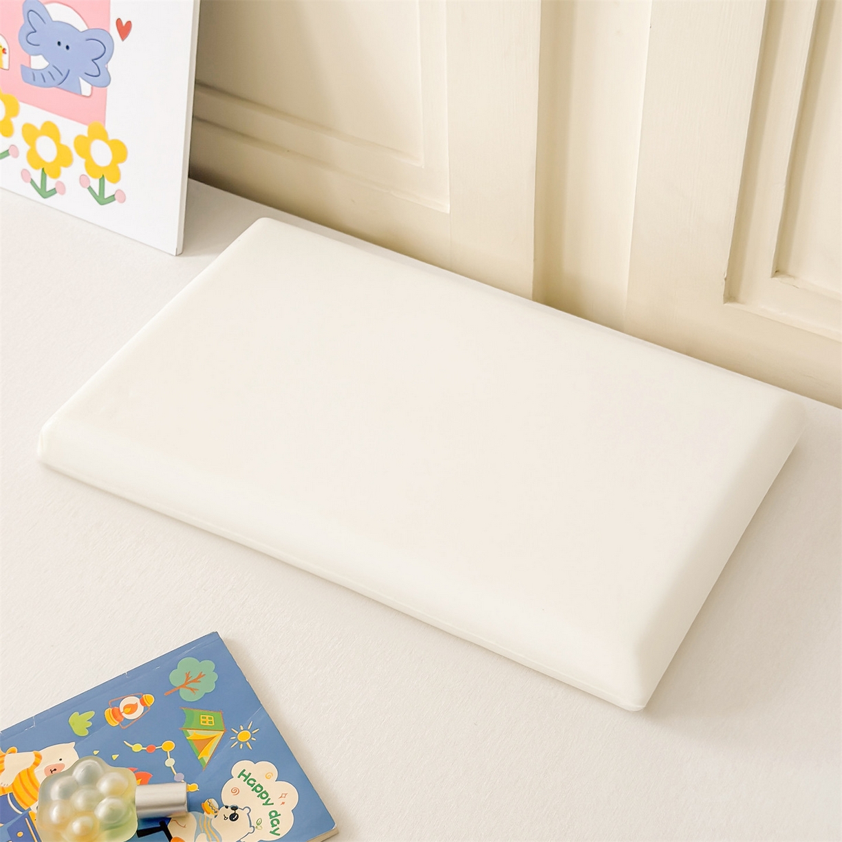 91家纺网 家纺一手货源 找家纺 麦肯锡 2026新款小绵羊卡通面包记忆枕枕头枕芯 小绵羊-粉色