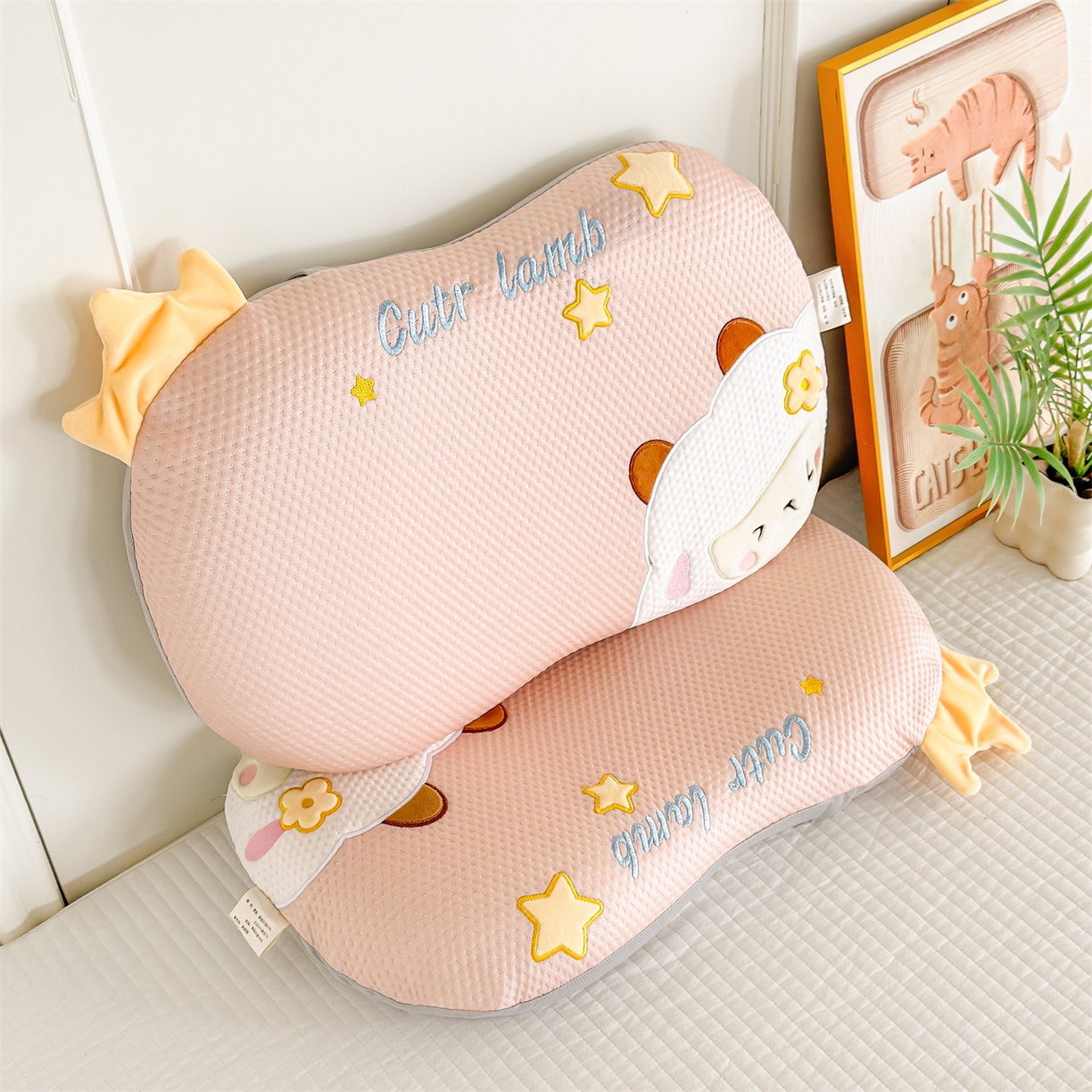 91家纺网 家纺一手货源 找家纺 （总）麦肯锡 2026新款小绵羊卡通记忆枕枕头枕芯