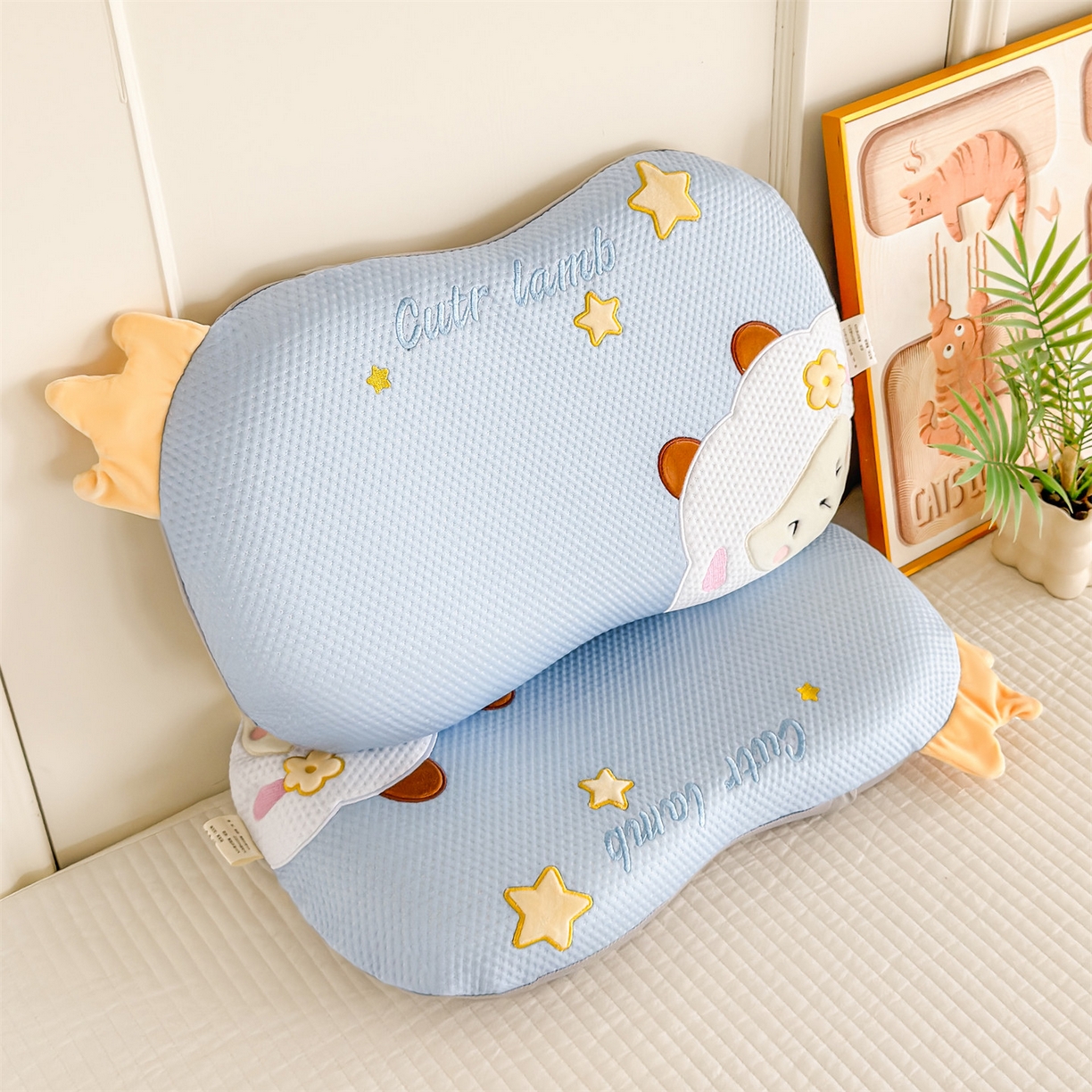 91家纺网 家纺一手货源 找家纺 （总）麦肯锡 2026新款小绵羊卡通记忆枕枕头枕芯