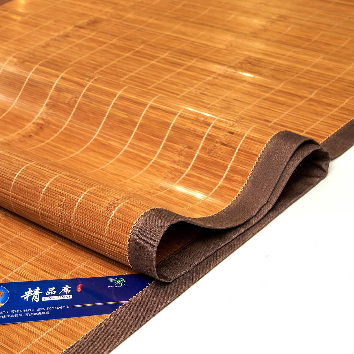 91家纺网 家纺一手货源 找家纺 （总）思雅庭 2026新款艾草宽边绣花驱蚊席拍图二