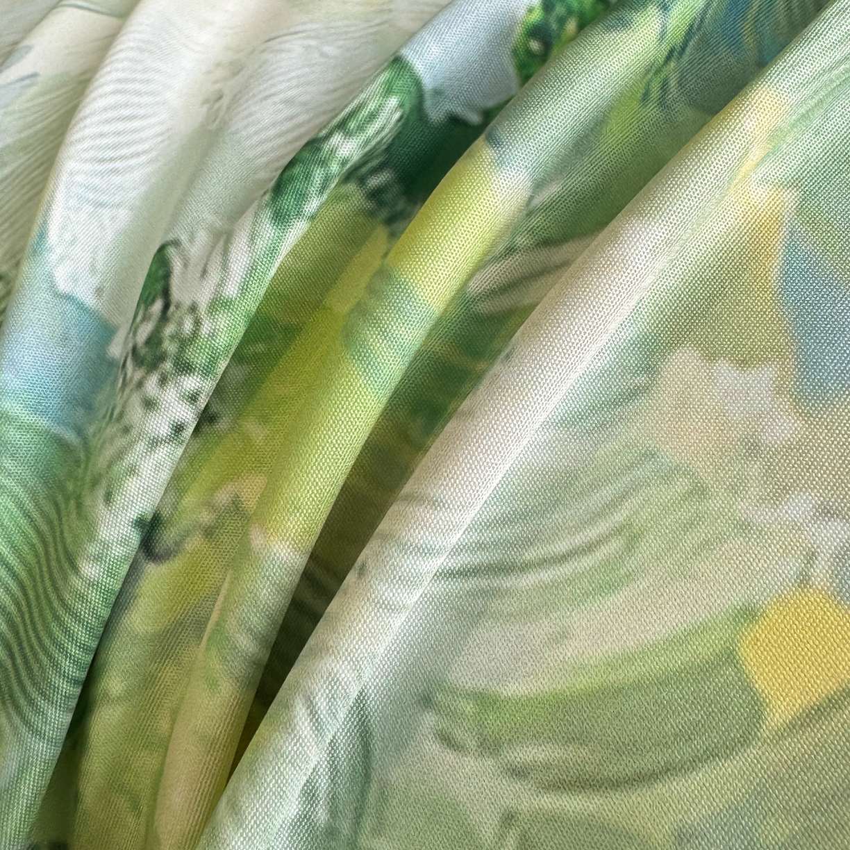 91家纺网 家纺一手货源 找家纺 花伞家居 2026新款花水洗真丝四件套含买家秀 绿色烟花