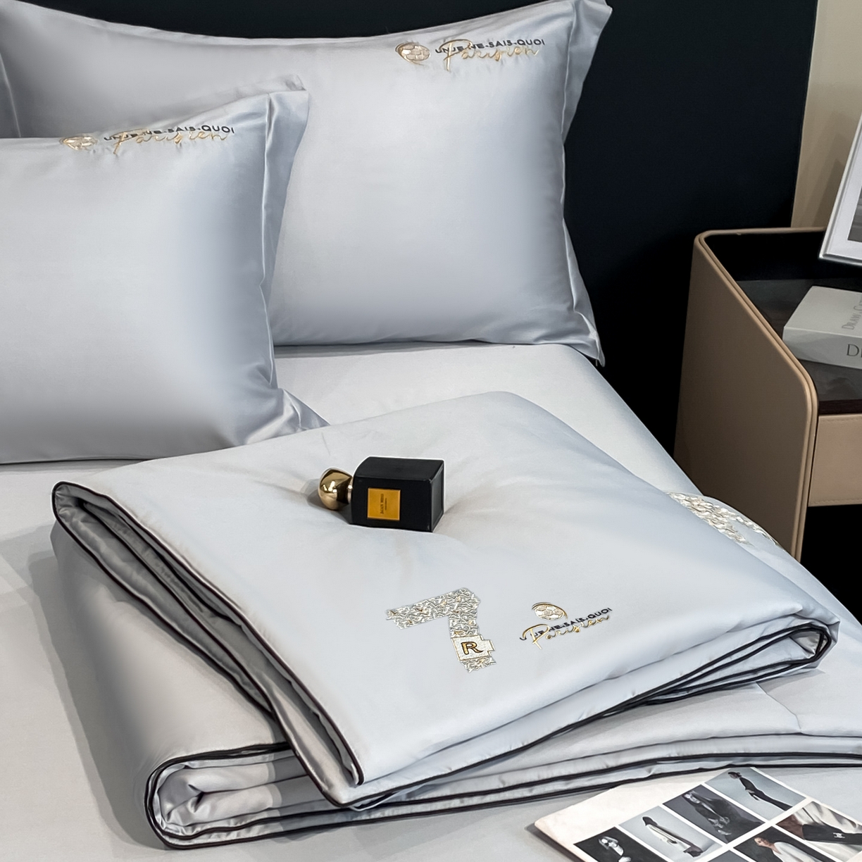 91家纺网 家纺一手货源 找家纺 （总）新方向 2026刺绣A类20%蚕丝天丝棉夏被四件套 65%60s兰精天丝 35%100支长绒棉-科迪