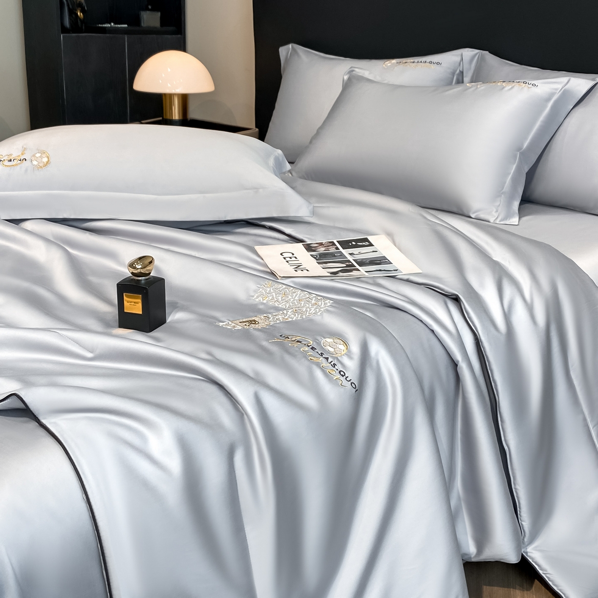 91家纺网 家纺一手货源 找家纺 （总）新方向 2026刺绣A类20%蚕丝天丝棉夏被四件套 65%60s兰精天丝 35%100支长绒棉-科迪