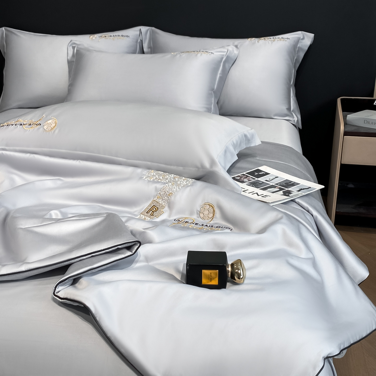 91家纺网 家纺一手货源 找家纺 （总）新方向 2026刺绣A类20%蚕丝天丝棉夏被四件套 65%60s兰精天丝 35%100支长绒棉-科迪