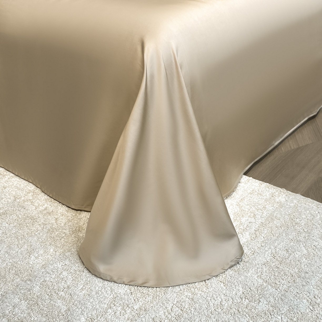 91家纺网 家纺一手货源 找家纺 新方向 2026新款刺绣A类20%蚕丝天丝棉夏被夏凉被空调被四件套-科迪 科迪-香槟