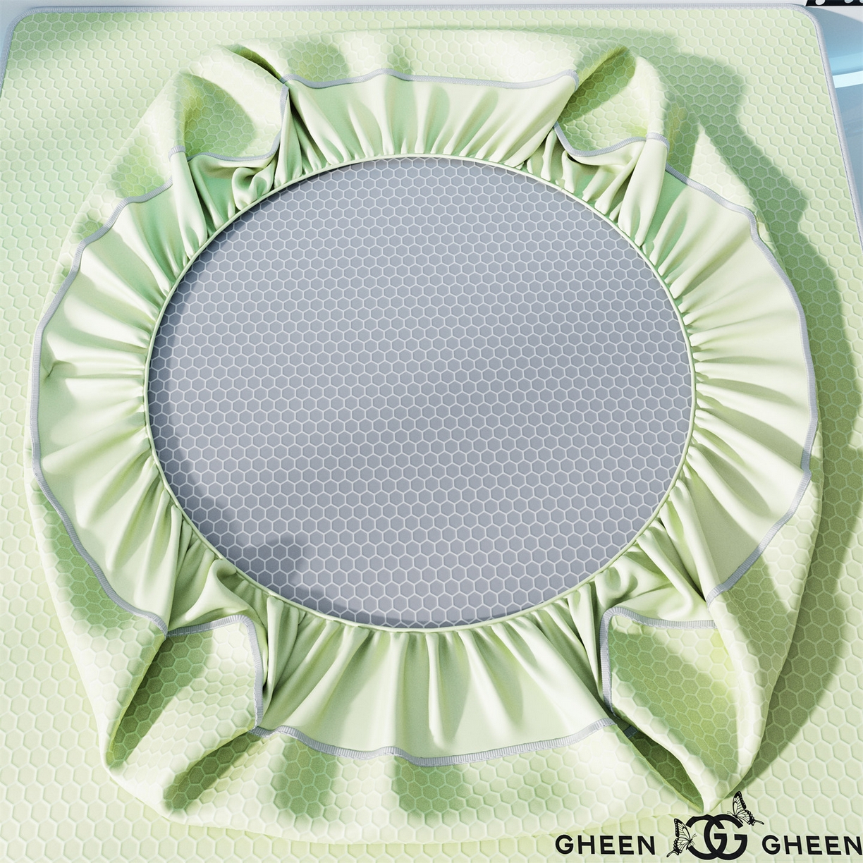 91家纺网 家纺一手货源 找家纺 （总）南北家居 2026新款蜂窝科技凉感席-床笠款