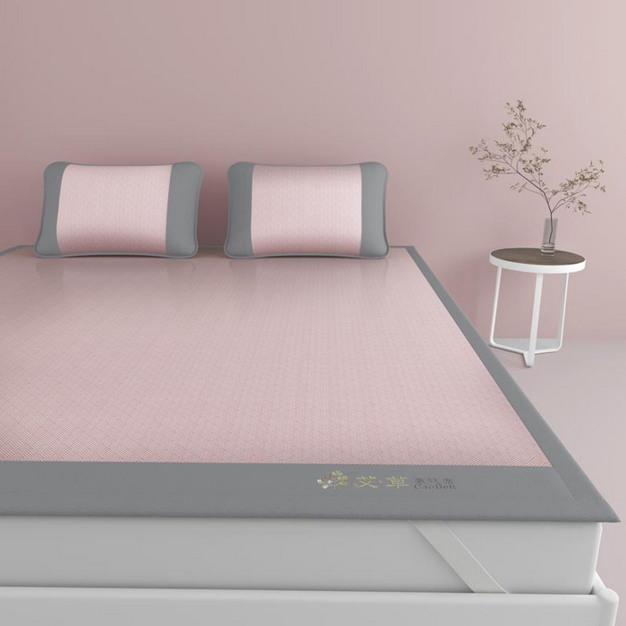 91家纺网 家纺一手货源 找家纺 （总）南北家居 2026新款舒适亲肤凉感艾草驱蚊席凉席-床席款-床笠款