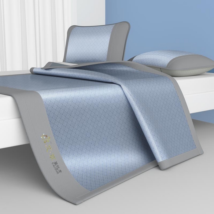 91家纺网 家纺一手货源 找家纺 （总）南北家居 2026新款舒适亲肤凉感艾草驱蚊席凉席-床席款-床笠款