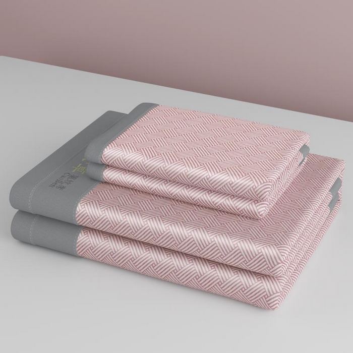 91家纺网 家纺一手货源 找家纺 南北家居 2026新款舒适亲肤凉感艾草驱蚊席凉席-床席款-床笠款 艾草驱蚊席-粉床席款