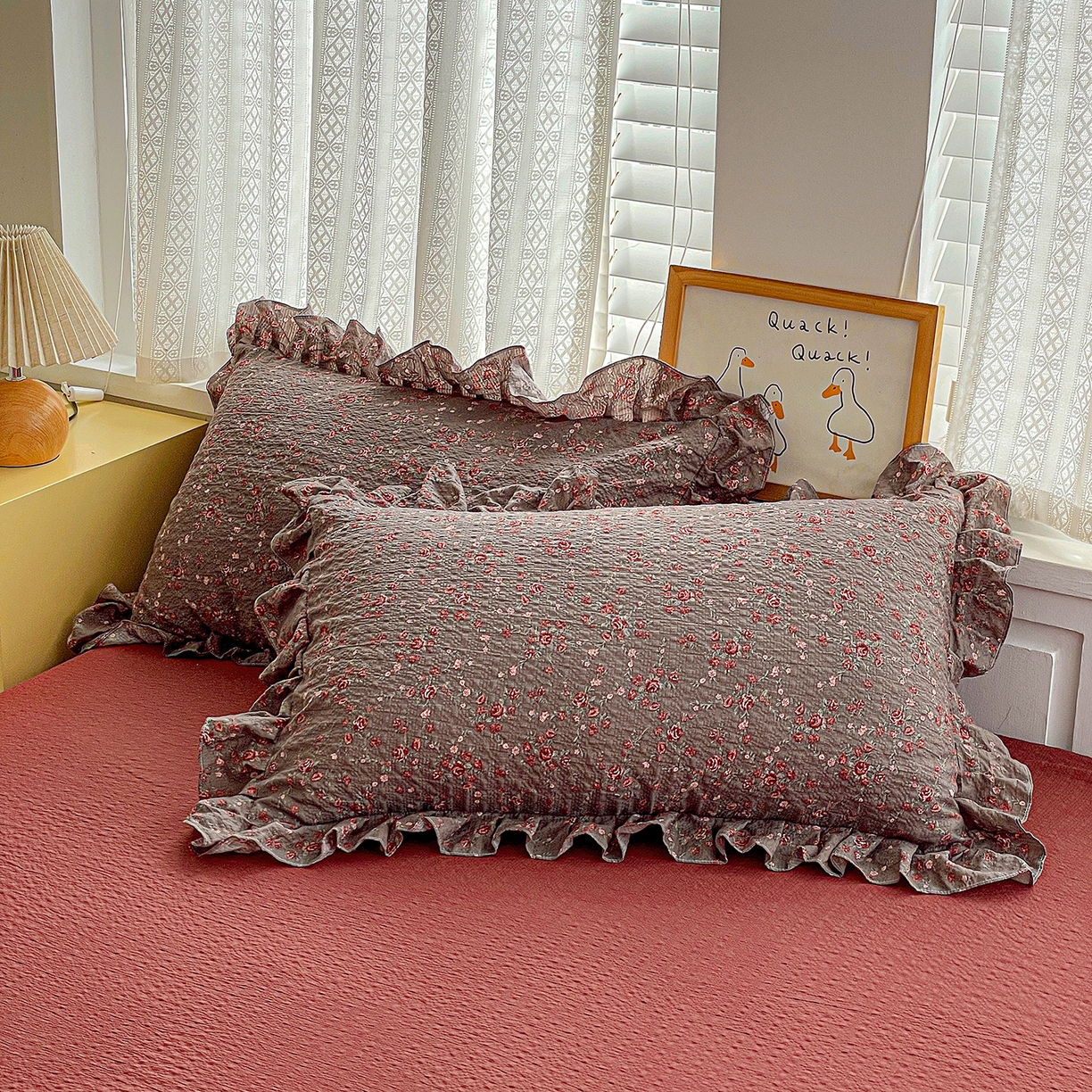 91家纺网 家纺一手货源 找家纺 （总）南北家居 2026新款泡芙棉花边夏被四件套