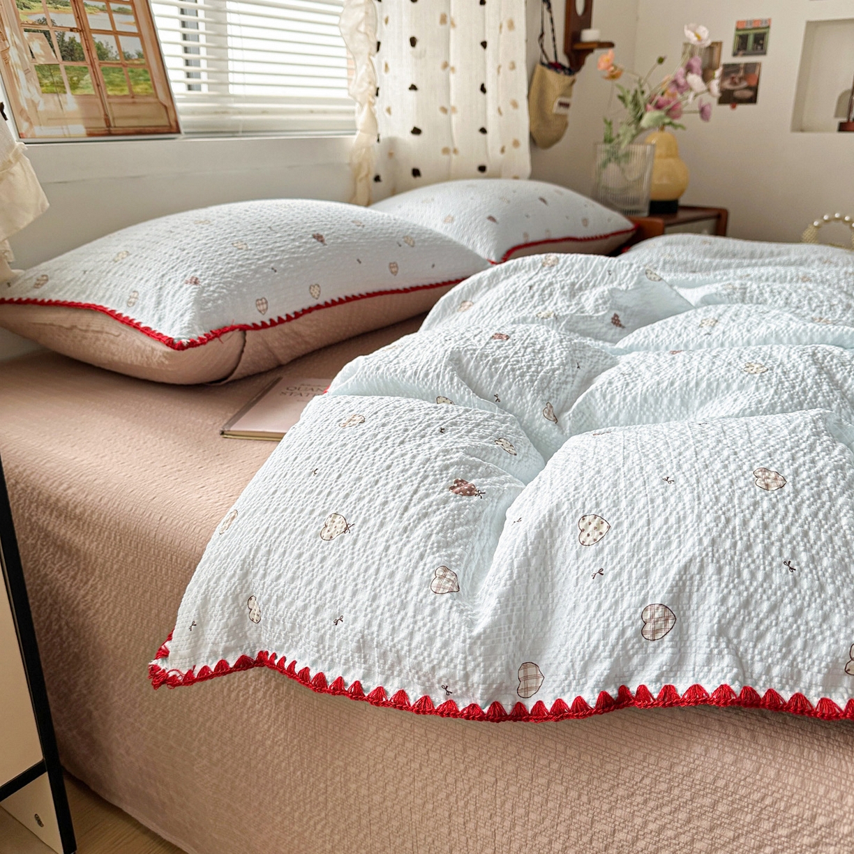 91家纺网 家纺一手货源 找家纺 （总）南北家居 2026新款泡芙被壳针四件套