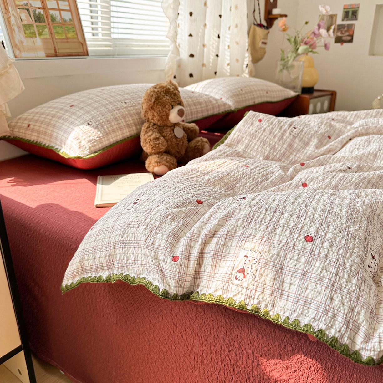 91家纺网 家纺一手货源 找家纺 （总）南北家居 2026新款泡芙被壳针四件套