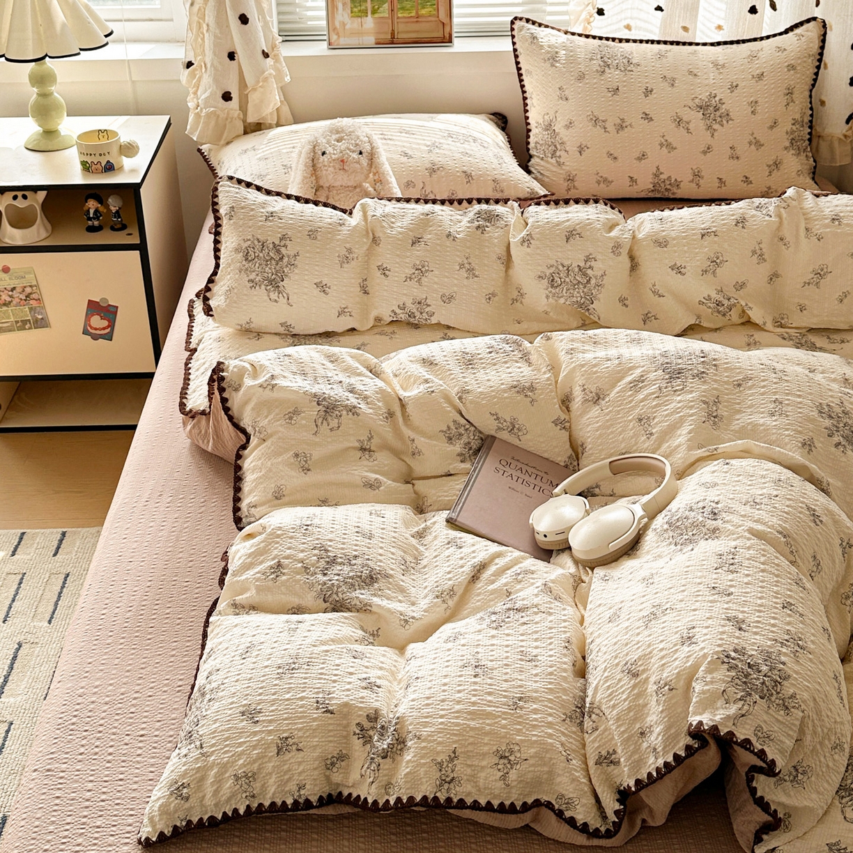 91家纺网 家纺一手货源 找家纺 南北家居 2026新款泡芙被壳针四件套 南洋