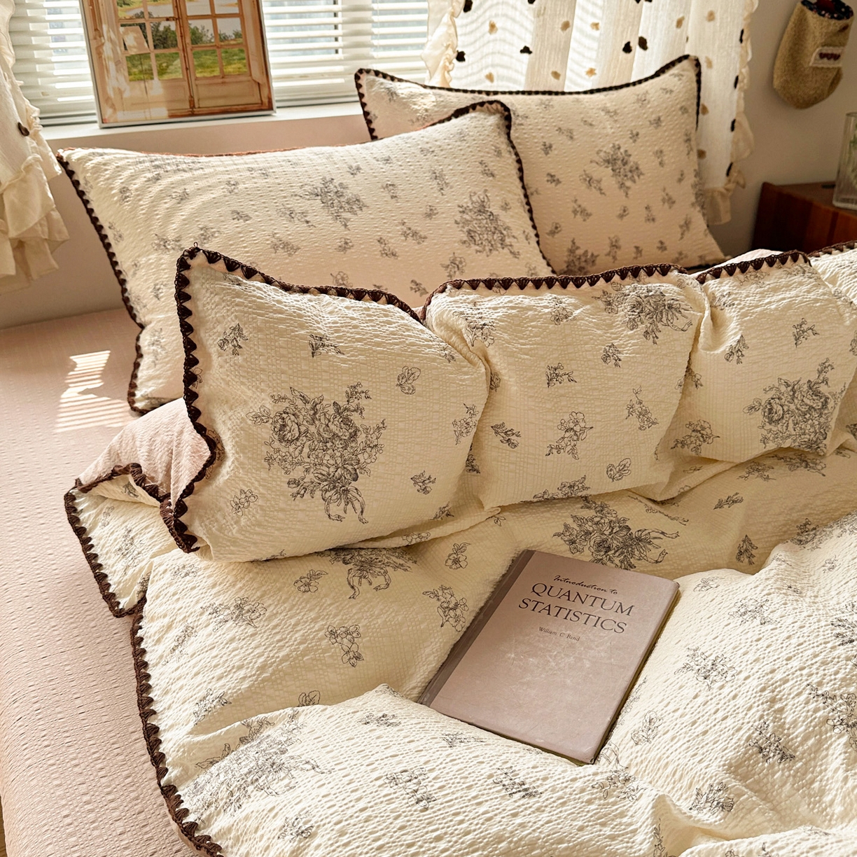 91家纺网 家纺一手货源 找家纺 南北家居 2026新款泡芙被壳针四件套 南洋