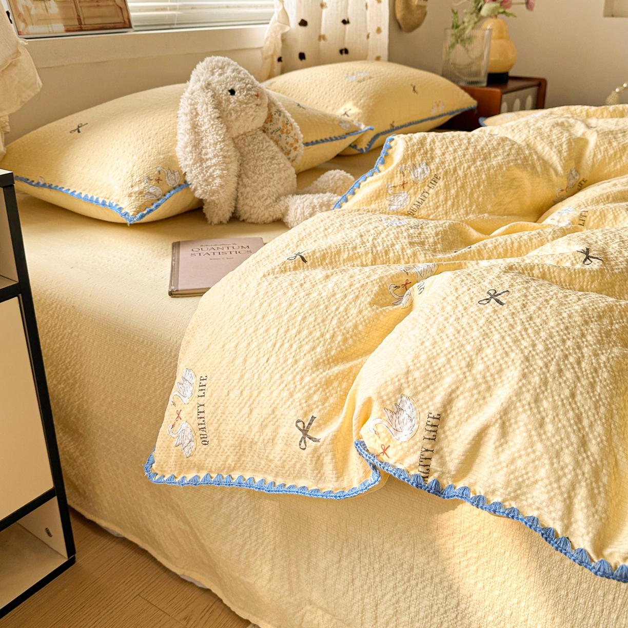 91家纺网 家纺一手货源 找家纺 （总）南北家居 2026新款泡芙被壳针四件套