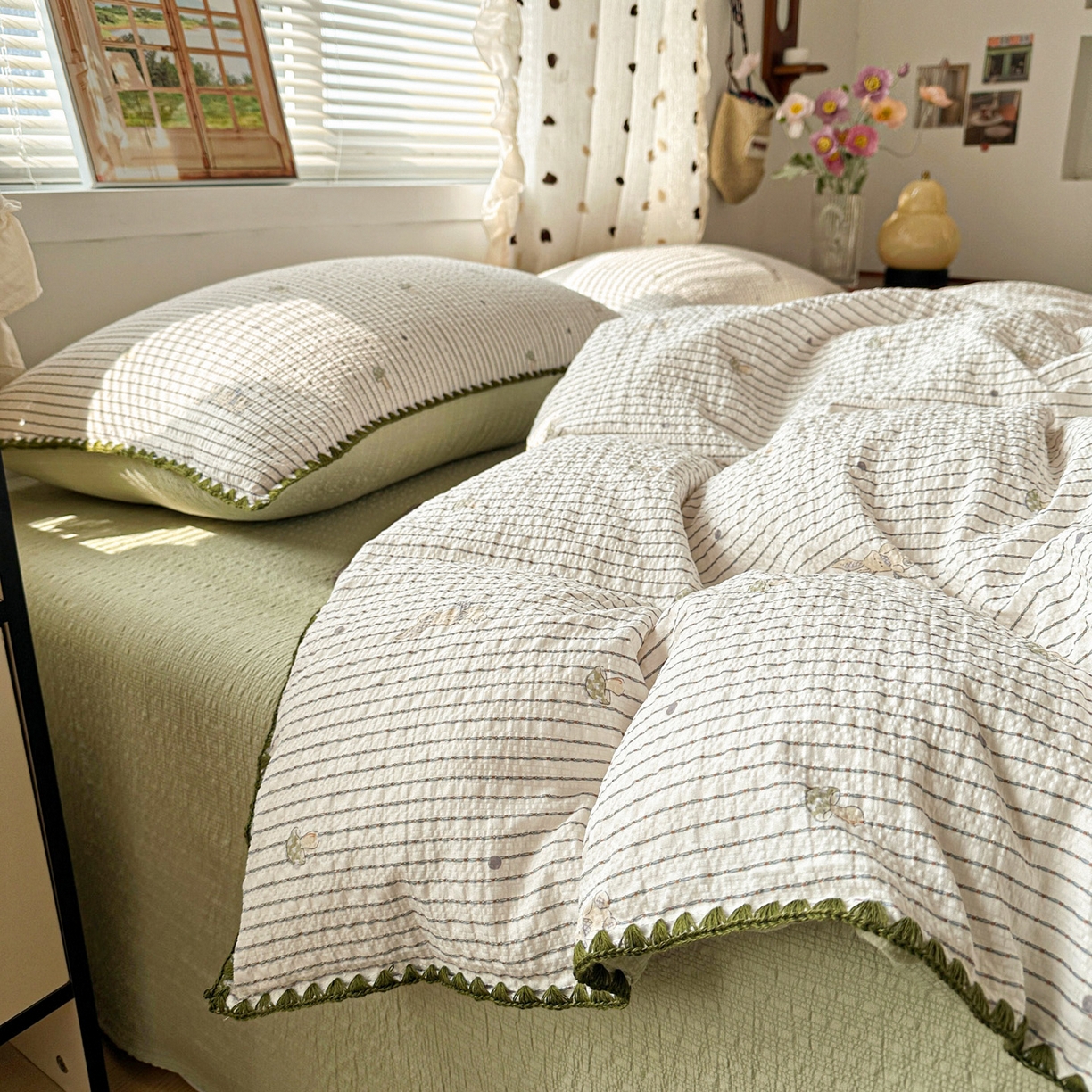 91家纺网 家纺一手货源 找家纺 （总）南北家居 2026新款泡芙被壳针四件套