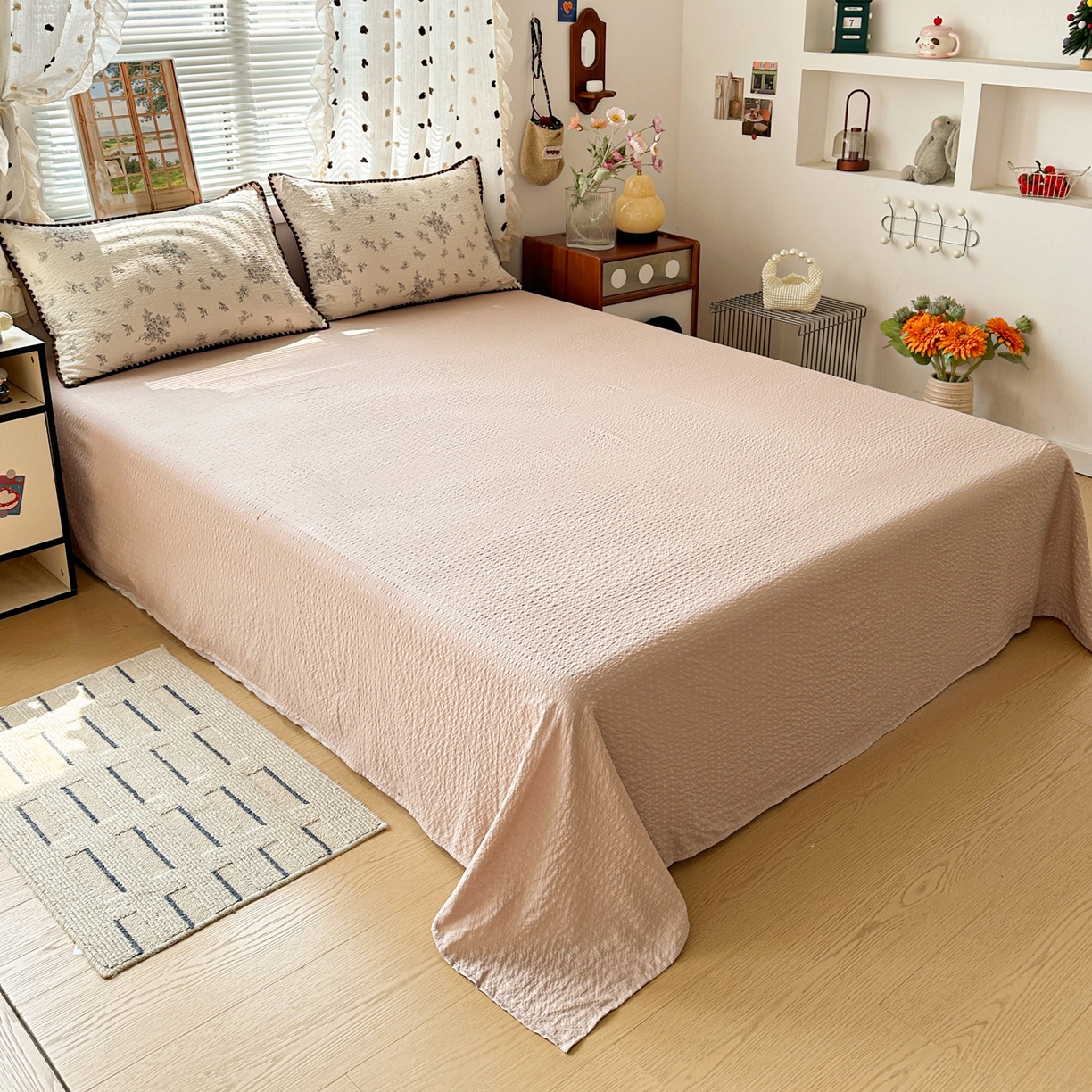 91家纺网 家纺一手货源 找家纺 南北家居 2026新款泡芙被壳针四件套 南洋