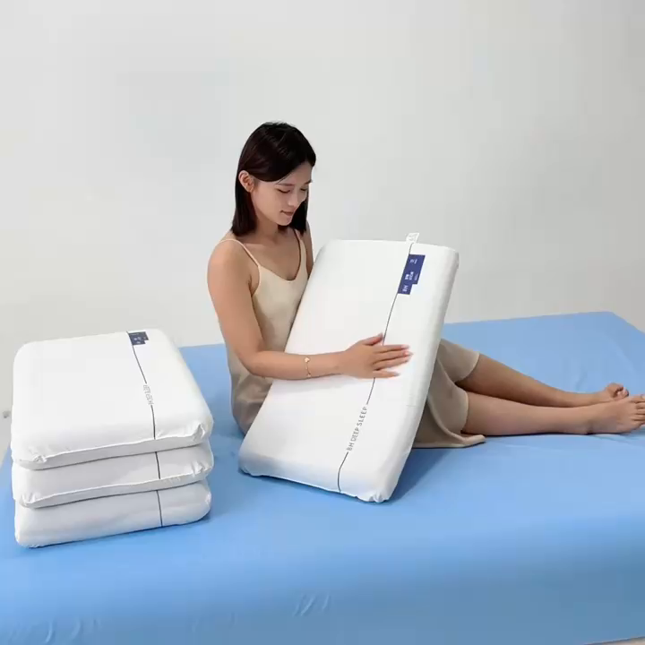 91家纺网 家纺一手货源 找家纺 （总）熙朵梦家纺 【某朵同款2代升级版】2026新款零压力慢回弹护颈枕头 双拼记忆枕 枕芯【单芯-双芯-三芯】主图一