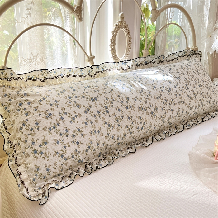 91家纺网 家纺一手货源 找家纺 （总）梦舒羽 2026新款A类云朵棉蕾丝双层花边枕套加长双人情侣1.8米枕芯内胆套1.5m枕头