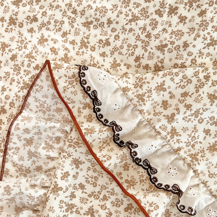 91家纺网 家纺一手货源 找家纺 梦舒羽 2026新款A类云朵棉蕾丝双层花边枕套加长双人情侣1.8米枕芯内胆套1.5m枕头 浮影