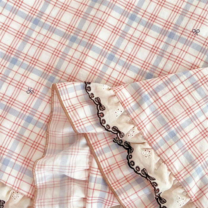 91家纺网 家纺一手货源 找家纺 圣比熊 2026新款A类云朵棉蕾丝双层花边枕套加长双人情侣1.8米枕芯内胆套1.5m枕头 幸运熊