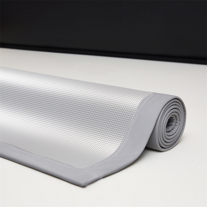 91家纺网 家纺一手货源 找家纺 女子家纺 2026新款碳光冰丝席子三件套加厚三明治冰丝软席席子凉席-平铺席 千鸟格-绑带款-银帆灰