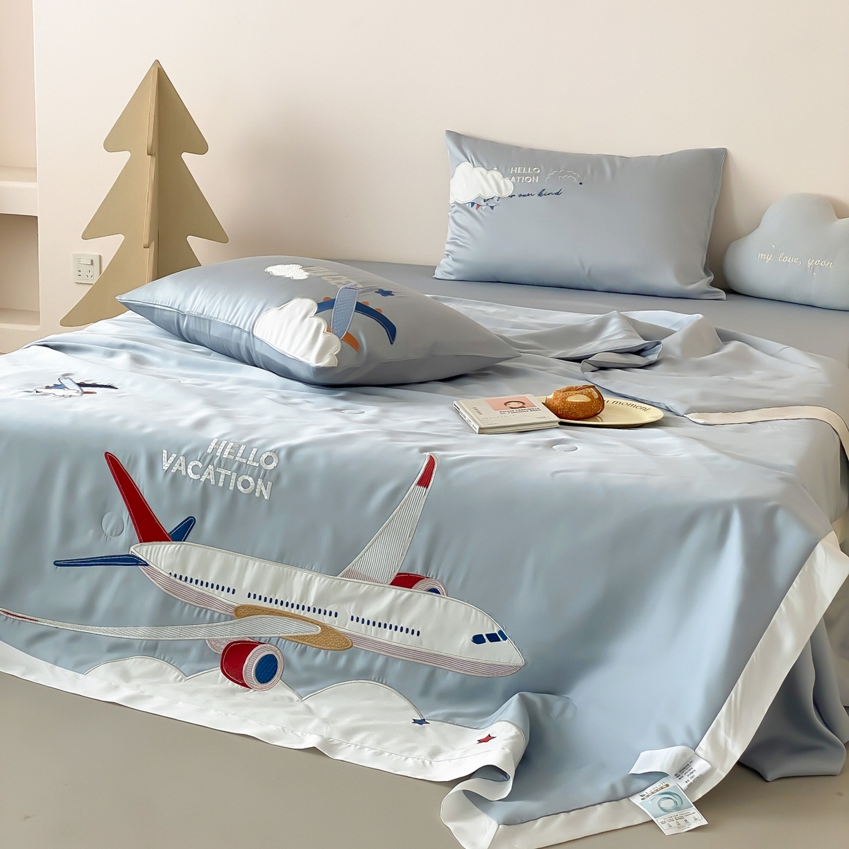 91家纺网 家纺一手货源 找家纺 （总）星野 2026新款60S进口奥地利兰精天丝夏被夏凉被空调被-环球梦