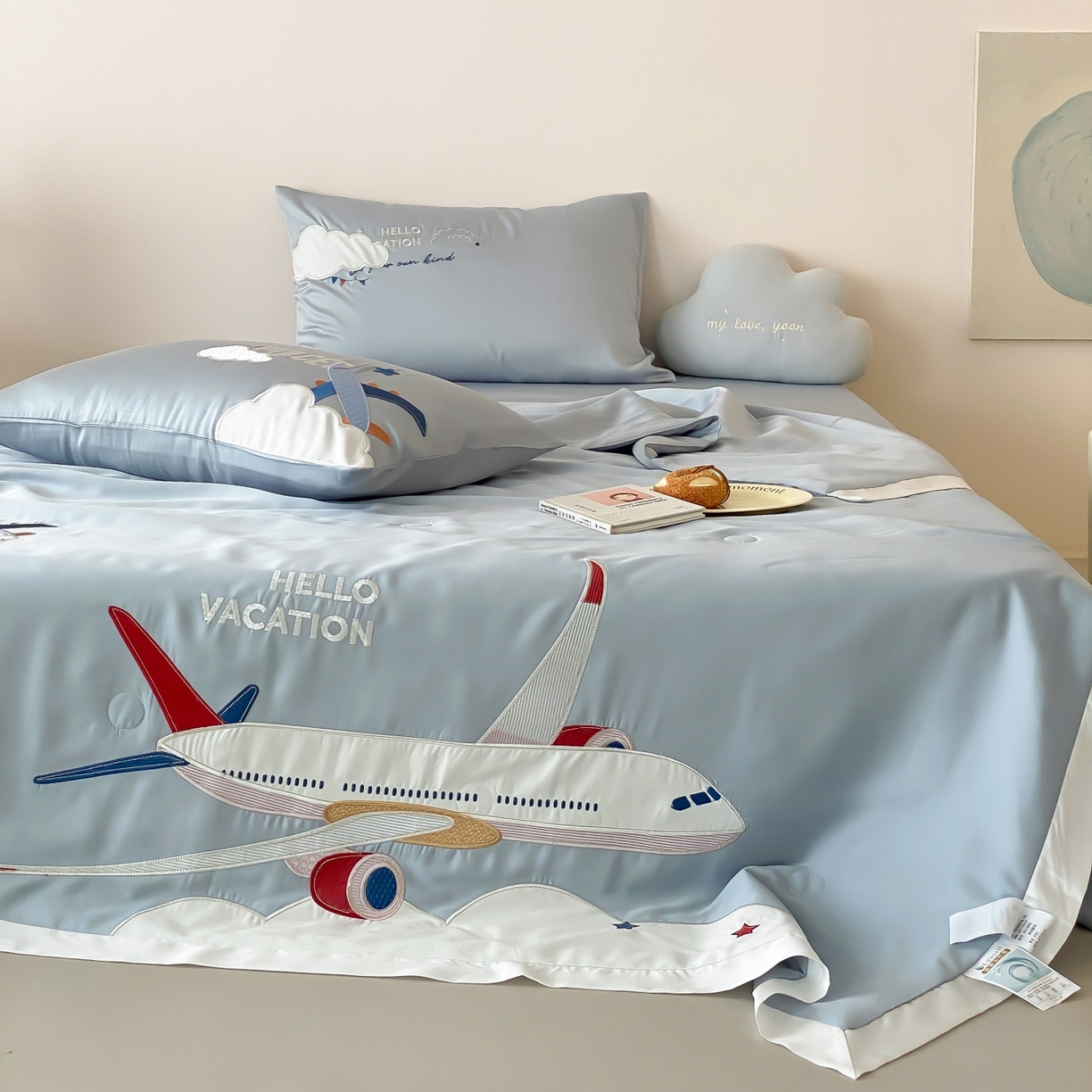 91家纺网 家纺一手货源 找家纺 （总）星野 2026新款60S进口奥地利兰精天丝夏被夏凉被空调被-环球梦