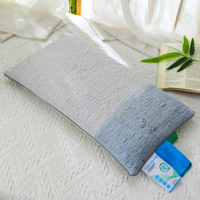 91家纺网 家纺一手货源 找家纺 （总）仁宇枕业 2026新款新品冰爽凉爽单边织带款夏凉荞麦枕头枕芯